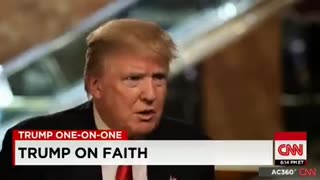 Trump thinks he doesn't need to ask God's forgiveness