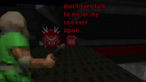 DOOM Meme Small Baby Caco ⛧ don't ever talk to me or my son ever again