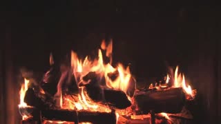 10/12 Beautiful Sleeping Music with Fireplace