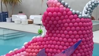 sneakers made entirely of balloons