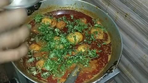 Egg Curry Recipe. Dhaba Style Egg Curry.