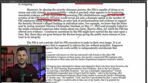 Robert Gouveia Esq. - FBI Leadership THREATENED Agents Critical of January 6th Inquiries