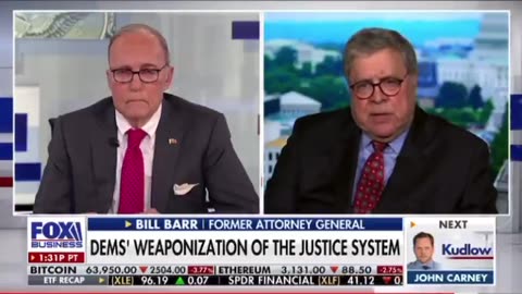 Bill Barr: "They are going after the man not the crime. There is no crime here."