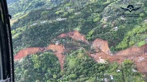 Over 150 families affected by Colombian landslide