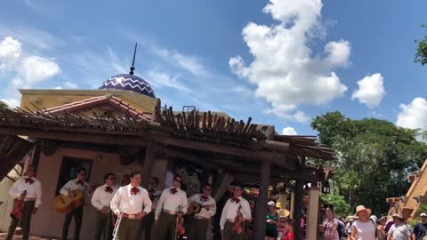 Mariachis at Epcot in Disney World