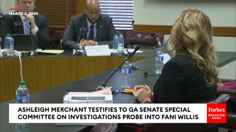 JUST IN- Trump Co-Defendant's Attorney Continues Testimony To Georga Senate Probe Of Fani Willis