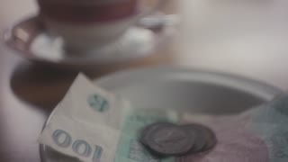 Free Stock Footage - Paying for a coffee 1