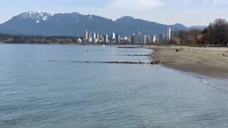 Kitsilano beach Vancouver Canada