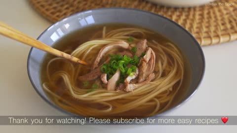 This Chicken Noodle Soup will make you feel warm and cozy!