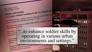 Los Angeles Military Drill Sparks Panic