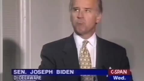 I agree with Joe Biden on this