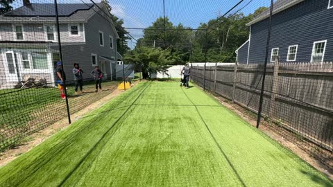 Batting Cage with Synthetic Turf Smithtown NY