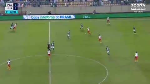 Breno Lopes empatar: Palmeiras 1x1 Juazeirense