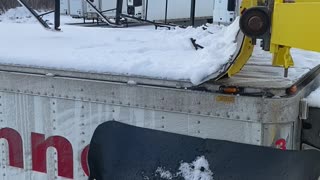 Trailer Roof Snow Removal