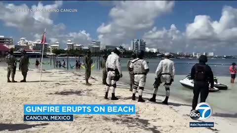 Gunmen Open Fire On Cancun Beach