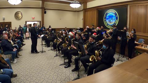 Christmas Is Coming Performed by by Taunton High School Jazz Band.