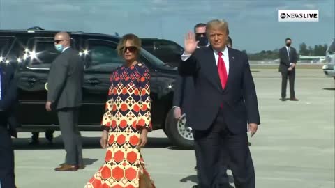 President Trump arrives in Florida