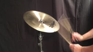 18" Zildjian A series CHINA HIGH cymbal, inverted, from the modern era.