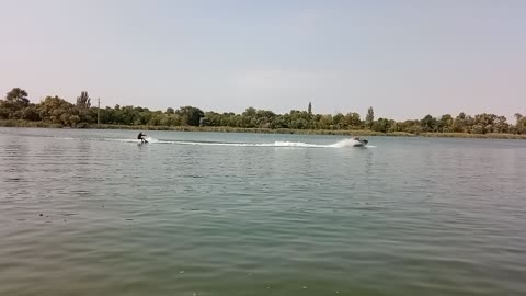 First waterboard ride