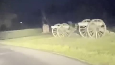 Gettysburg 'ghosts’ run across road.