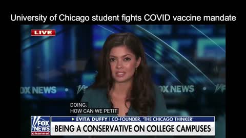 Conservative student speaks out against university's COVID vaccine mandate