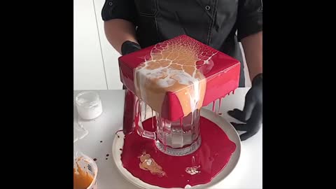 Most Awesome Mirror Glaze Cake Decorating