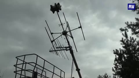 footage of the joint combat work of drone crews and radio & signal jammers / EW Electric Warfare