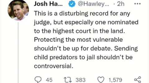 Josh Hawley - putting on the Twitter