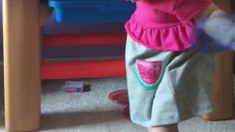 Baby Girl Takes Her Very First Steps