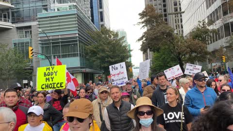 Worldwide Rally in Vancouver, BC Canada September 18, 2021