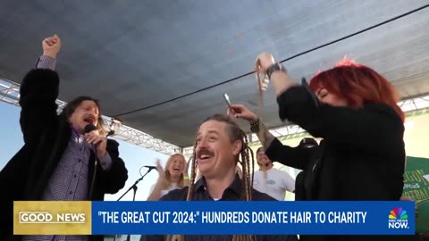 Trump: Hundreds step out to cut their hair for charity during 'The Great Cut'