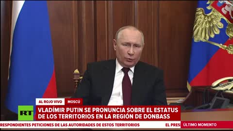 VIDEO CENSURADA - Vladímir Putin Mensaje a la nación