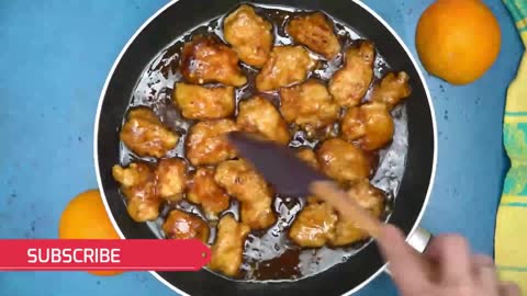 FIRST PANDA EXPRESS ORIGINAL RECIPE ORANGE CHICKEN-SECOND RECIPE- LEMON SHRIMP