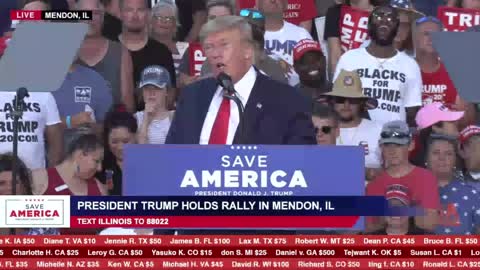President Donald Trump Rally in Mendon, Illinoise- June 25, 2022