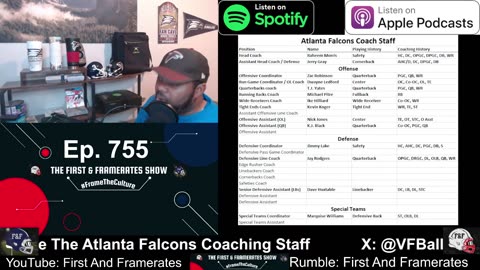 Ep. 755 I Like The Atlanta Falcons Coaching Staff