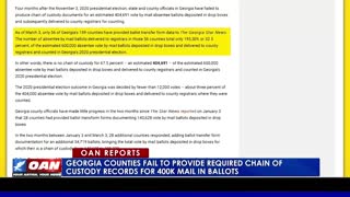Ga. counties fail to provide required chain of custody records for 400K mail-in ballots