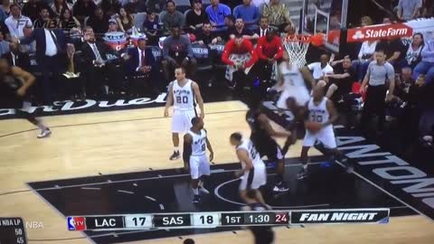 Patty Mills Tries to Guard CP3 with One Shoe, Fails Miserably