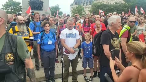 Protesting Justin Trudeau's Dictatorship and Bio Weapon Mandates