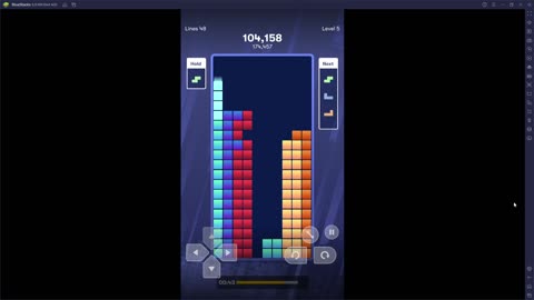 Tetris Mobile Quick Play 192,450