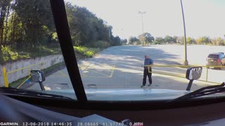 Annoyed Driver Plows Through Gate