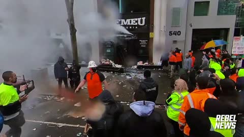MELBOURNE PROTEST video