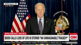 Biden Speaks After Deadly Storms