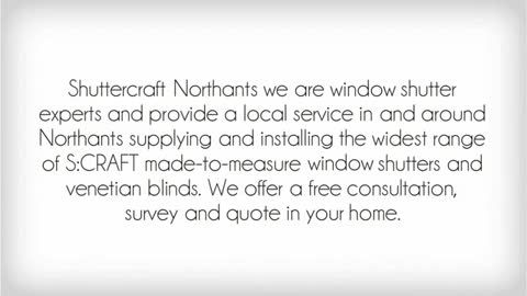 Shuttercraft Northants