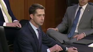 Tom Cotton Gives Democrats a Harsh Dose of Reality About Gun Control in Senate Hearing