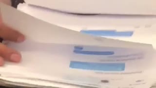 Bitch has receipts man has printed text messages on paper