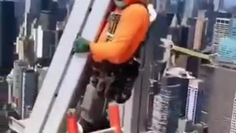 comfortable working at heights