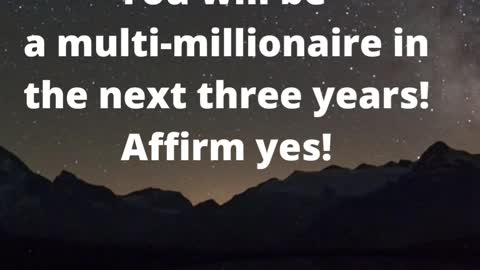 Wealth Affirmations I HOW TO BECOME A millionaire #lawofattraction