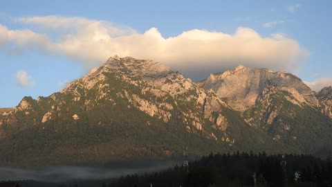 Beautiful Time Lapse Video of a Mountain Forest