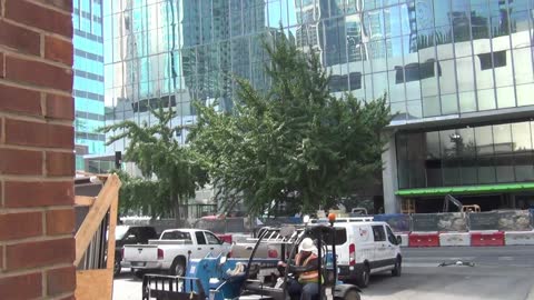 MEN AT WORK: Skyscraper Window Cleaners