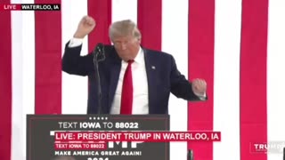 Trump Promised To Dance For The Crowd In Iowa & Delivers